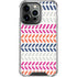 Striped Chevron iPhone 16 Pro Clear Case