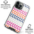 Striped Chevron iPhone 16 Pro Clear Case