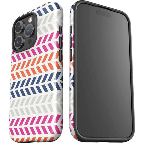 Striped Chevron iPhone 16 Pro Impact Case
