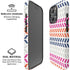 Striped Chevron iPhone 16 Pro Magsafe Impact Case
