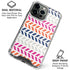 Striped Chevron iPhone 16 Pro Max Clear Case