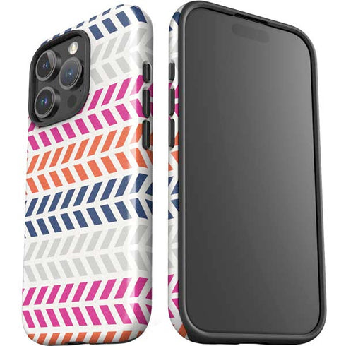 Striped Chevron iPhone 16 Pro Max Impact Case