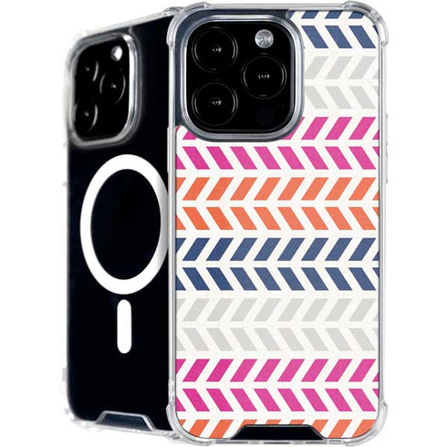 Striped Chevron iPhone 16 Pro Max MagSafe Case