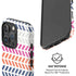 Striped Chevron iPhone 16 Pro Max Magsafe Impact Case