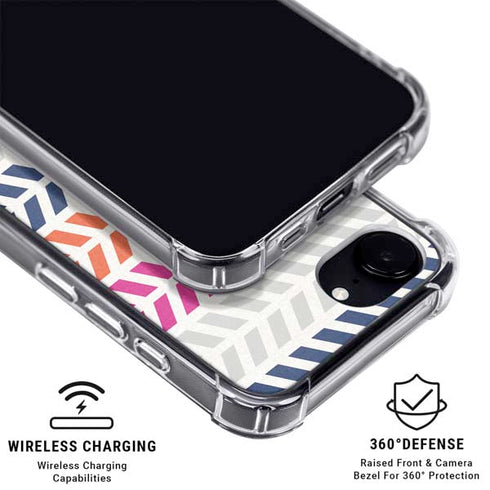 Striped Chevron iPhone 16e MagSafe Case