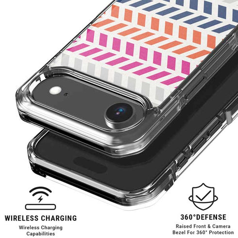 Striped Chevron iPhone 17 Air Clear Case