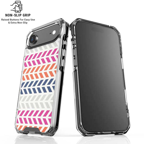Striped Chevron iPhone 17 Air Clear Case
