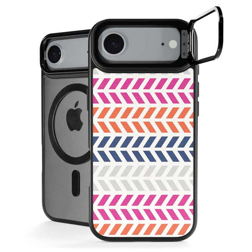 Striped Chevron iPhone 17 Air Kickstand Case