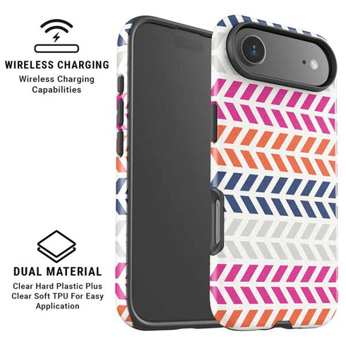 Striped Chevron iPhone 17 Air Magsafe Impact Case