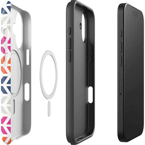 Striped Chevron iPhone 17 Magsafe Impact Case