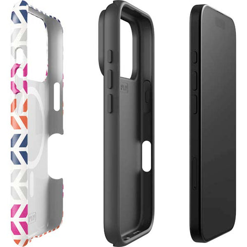Striped Chevron iPhone 17 Pro Magsafe Impact Case