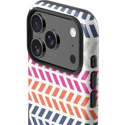 Striped Chevron iPhone 17 Pro Max Impact Case
