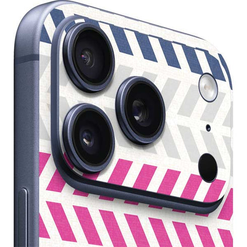 Striped Chevron iPhone 17 Pro Skin