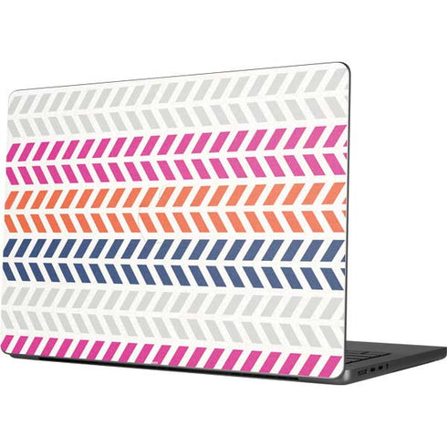 Striped Chevron Apple MacBook Pro 14-inch Skin