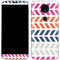 Striped Chevron Moto E5 Plus Skin