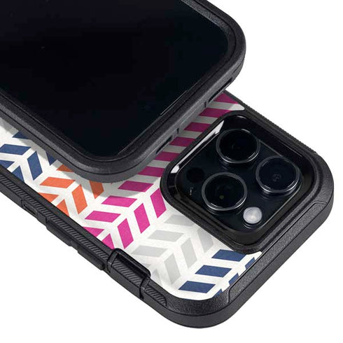 Striped Chevron Otterbox Defender iPhone Skin