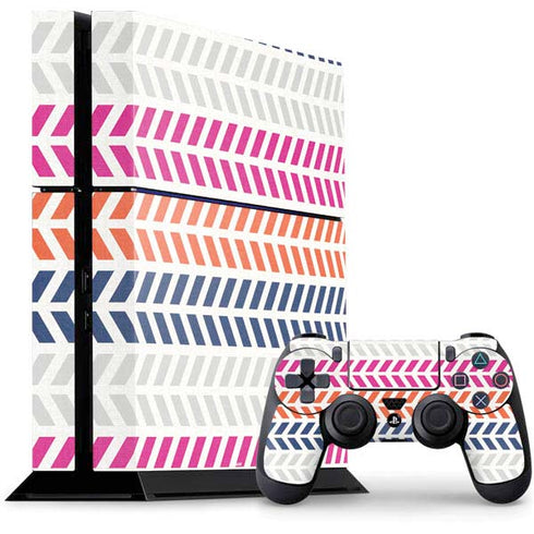 Striped Chevron PlayStation PS4 Skins