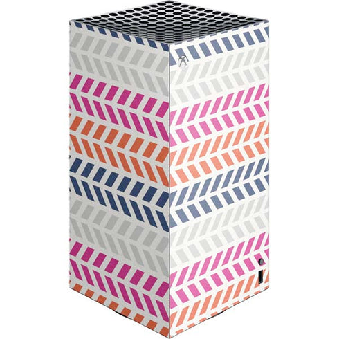 Striped Chevron XBox Series X Digital Edition Console Skin