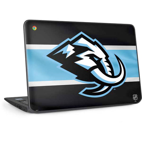 NHL Utah Mammoth Striped Jersey HP Chromebook Skin