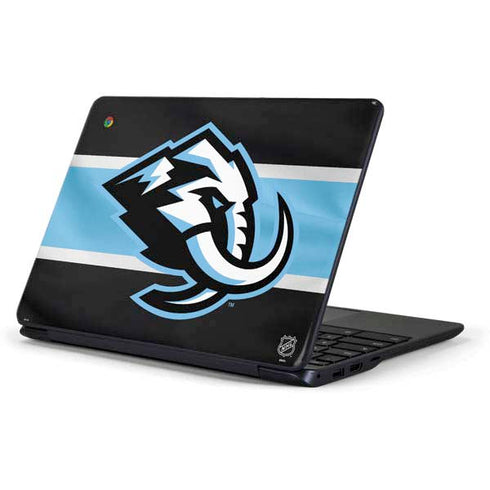 NHL Utah Mammoth Striped Jersey Samsung Chromebook Skin