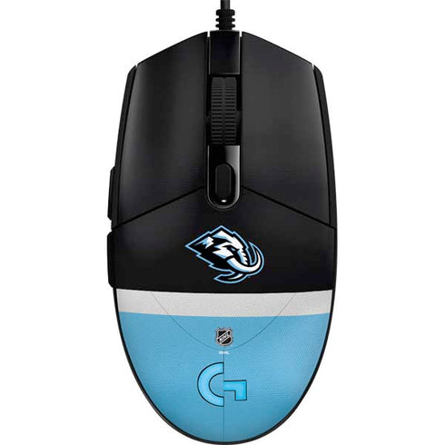 NHL Utah Mammoth Striped Jersey G203 Prodigy RGB Wired Gaming Mouse Skin