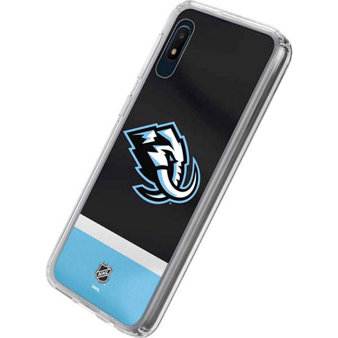 NHL Utah Mammoth Striped Jersey Galaxy A10e Clear Case