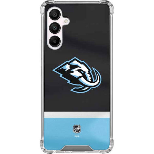 NHL Utah Mammoth Striped Jersey Galaxy A16 5G Clear Case