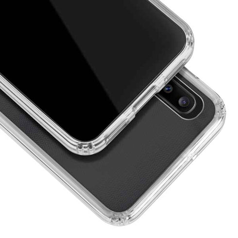 NHL Utah Mammoth Striped Jersey Galaxy A20 Clear Case