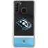 NHL Utah Mammoth Striped Jersey Galaxy A21 Clear Case