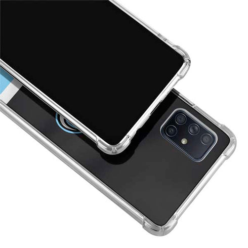 NHL Utah Mammoth Striped Jersey Galaxy A51 5G Clear Case