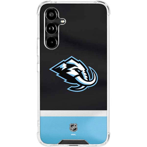 NHL Utah Mammoth Striped Jersey Galaxy A54 5G Clear Case