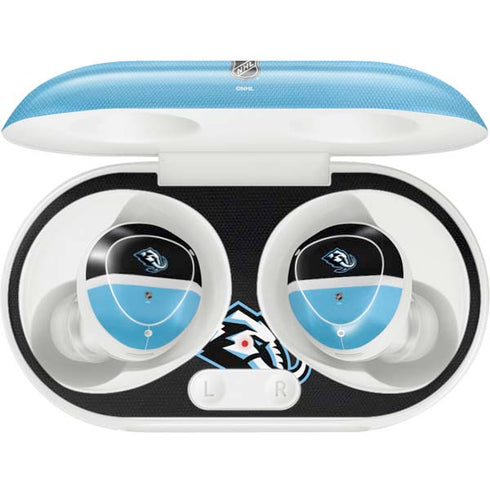 NHL Utah Mammoth Striped Jersey Galaxy Buds Plus Skin