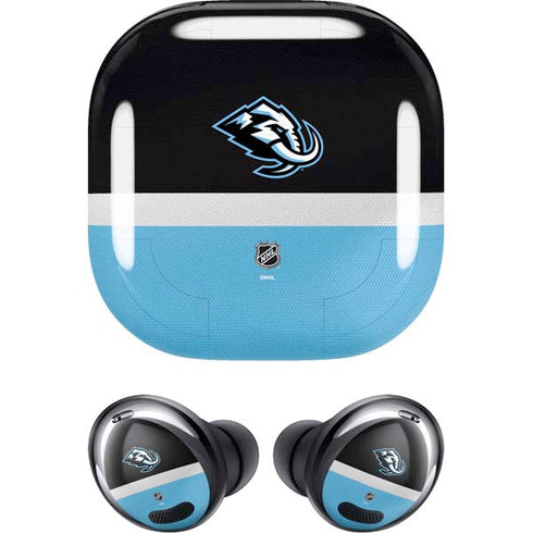 NHL Utah Mammoth Striped Jersey Galaxy Buds Pro Skin