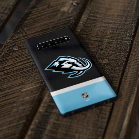 NHL Utah Mammoth Striped Jersey Galaxy S10 Skin