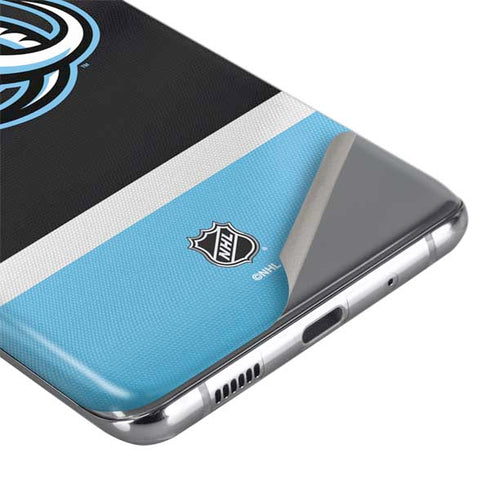 NHL Utah Mammoth Striped Jersey Galaxy S20 Skin