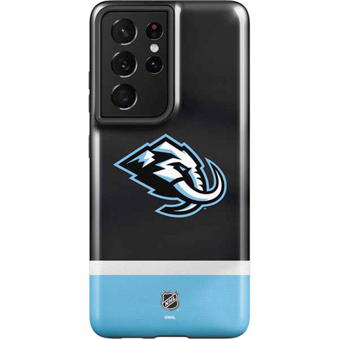 NHL Utah Mammoth Striped Jersey Galaxy S21 Ultra 5G Pro Case