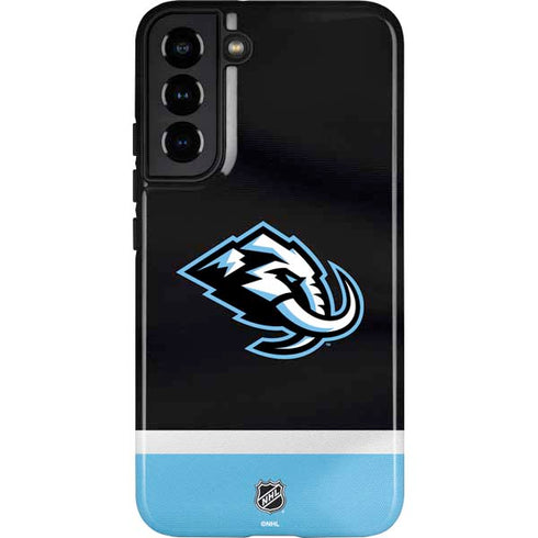 NHL Utah Mammoth Striped Jersey Galaxy S22 Plus Pro Case