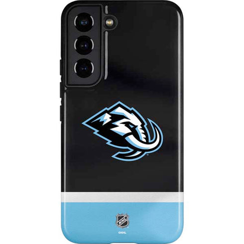 NHL Utah Mammoth Striped Jersey Galaxy S22 Pro Case