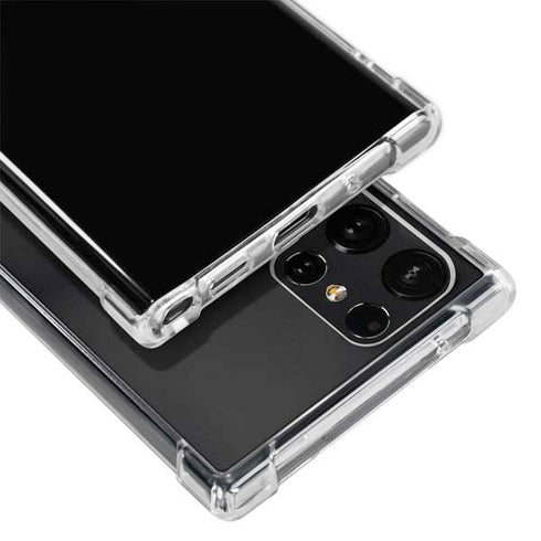NHL Utah Mammoth Striped Jersey Galaxy S22 Ultra Clear Case
