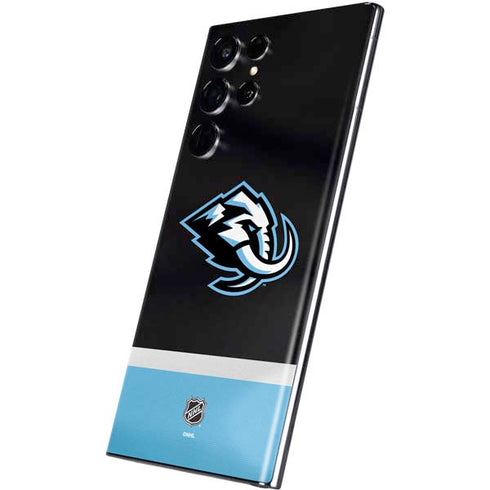 NHL Utah Mammoth Striped Jersey Galaxy S22 Ultra Skin