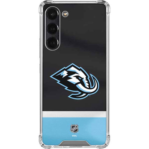 NHL Utah Mammoth Striped Jersey Galaxy S23 FE Clear Case