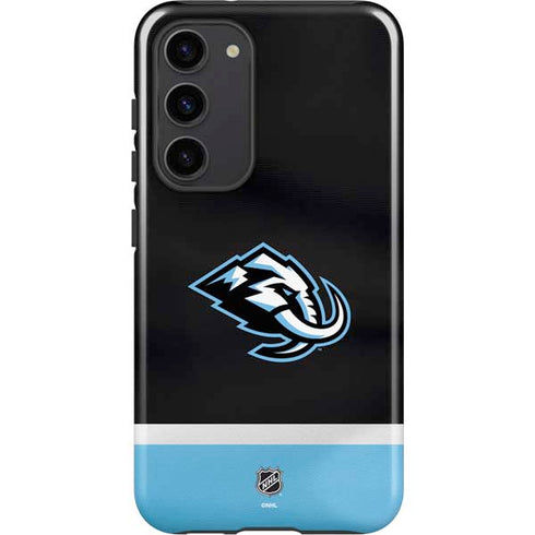 NHL Utah Mammoth Striped Jersey Galaxy S23 Plus Pro Case