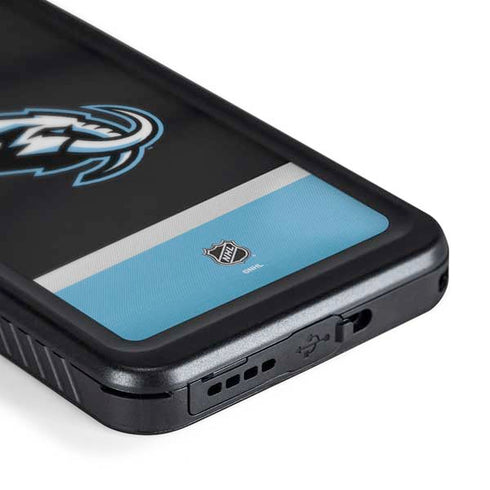 NHL Utah Mammoth Striped Jersey Galaxy S23 Plus Waterproof Case
