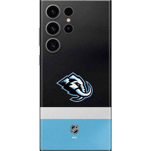 NHL Utah Mammoth Striped Jersey Galaxy Skins