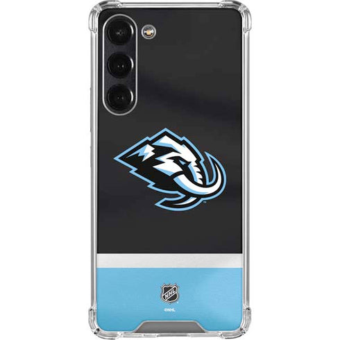 NHL Utah Mammoth Striped Jersey Galaxy S24 FE Clear Case
