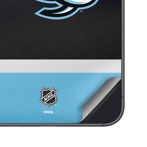 NHL Utah Mammoth Striped Jersey Galaxy S24 Plus Skin