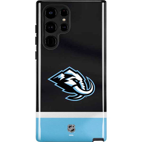 NHL Utah Mammoth Striped Jersey Galaxy S24 Ultra Impact Case