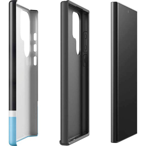 NHL Utah Mammoth Striped Jersey Galaxy S24 Ultra Impact Case