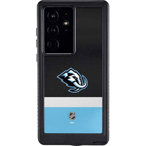 NHL Utah Mammoth Striped Jersey Galaxy S24 Ultra Waterproof Case