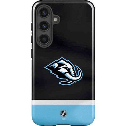 NHL Utah Mammoth Striped Jersey Galaxy S25 Plus Impact Case